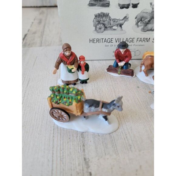 Dept 56 59013 Heritage Village Farm Set xmas animal deer - Picture 2 of 7